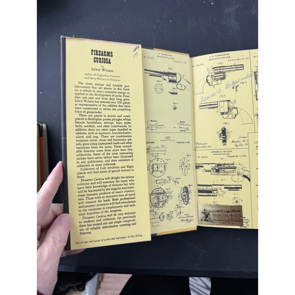 Firearms Curiosa‎ Lewis Winant Bonanza Books Hardcover Illustrated 1955